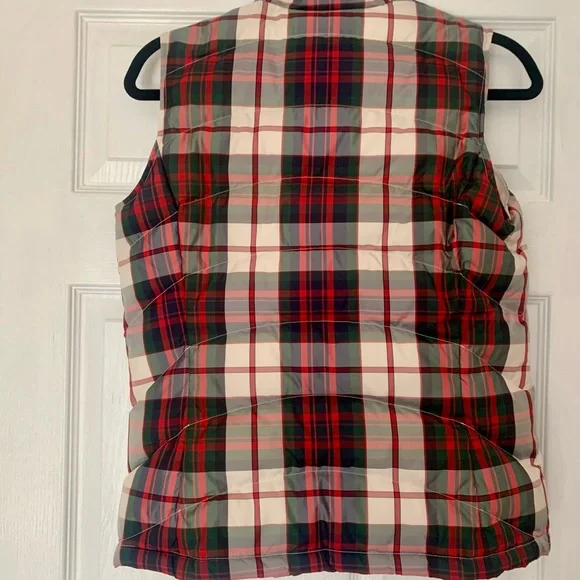Lands End Plaid puffer vest - Picture 4 of 5
